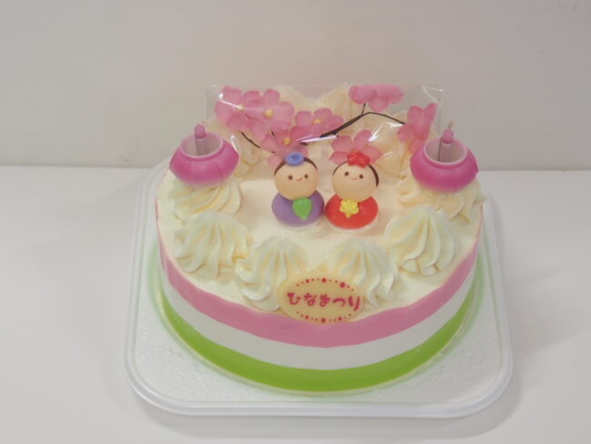 ひなホワイトケーキ4号